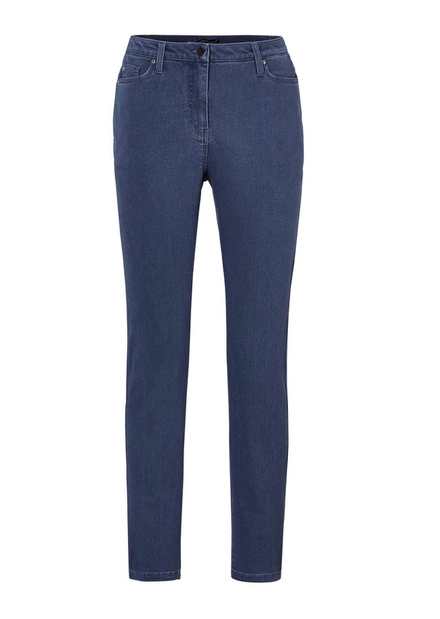 GOLDNER Regular-fit-Jeans »Lange Freizeithose BELLA mit Formbund« Ohne