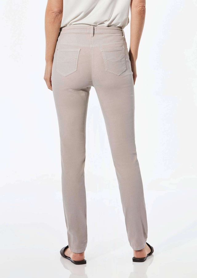 GOLDNER Regular-fit-Jeans »Lange Freizeithose BELLA mit Formbund« Ohne