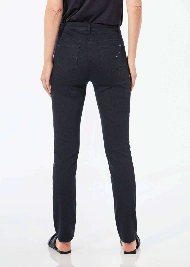 GOLDNER Regular-fit-Jeans »Lange Freizeithose BELLA mit Formbund« Ohne