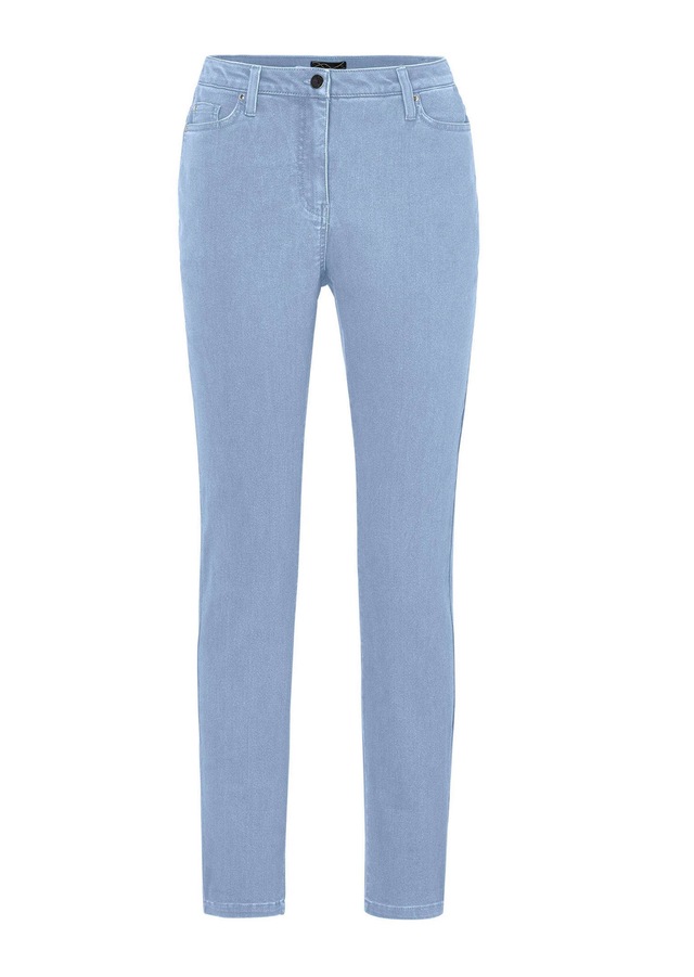 GOLDNER Regular-fit-Jeans »Lange Freizeithose BELLA mit Formbund« Ohne