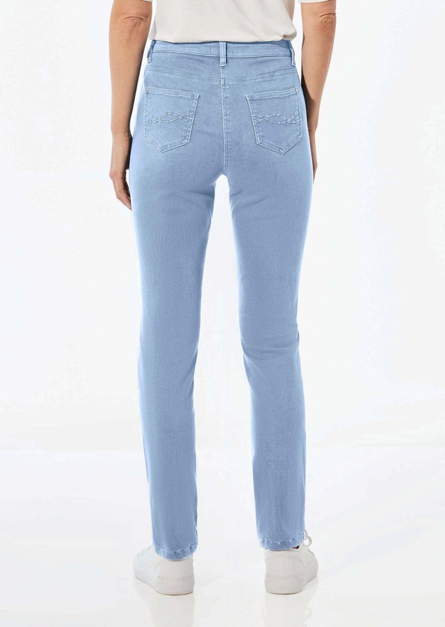 GOLDNER Regular-fit-Jeans »Lange Freizeithose BELLA mit Formbund« Ohne