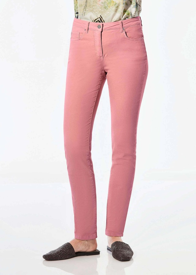 GOLDNER Regular-fit-Jeans »Lange Freizeithose BELLA mit Formbund« Ohne