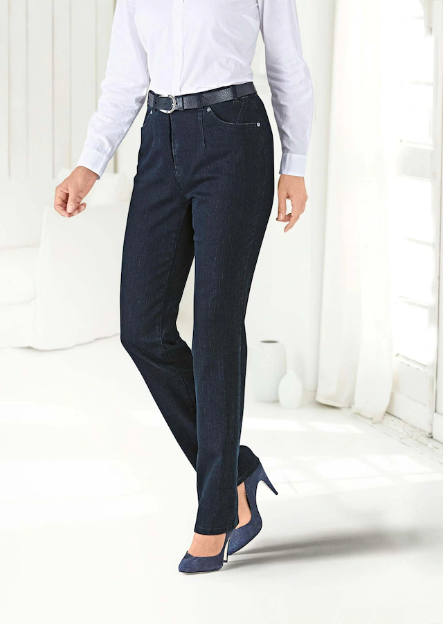 GOLDNER Regular-fit-Jeans »Schlichte Jeanshose ANNA« Ohne