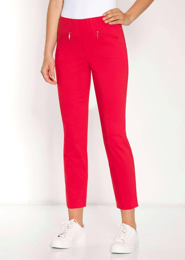 GOLDNER 7/8-Hose »Kurzgröße Stretchhose LOUISA, dehnbar & mit Taschen« Ohne