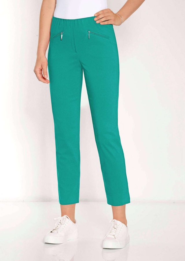 GOLDNER 7/8-Hose »Kurzgröße Stretchhose LOUISA, dehnbar & mit Taschen« Ohne