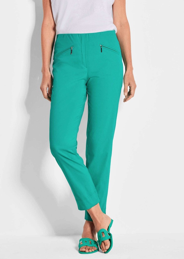 GOLDNER 7/8-Hose »Kurzgröße Stretchhose LOUISA, dehnbar & mit Taschen« Ohne