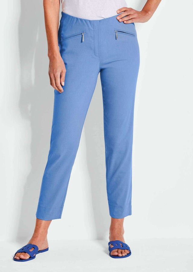 GOLDNER 7/8-Hose »Kurzgröße Stretchhose LOUISA, dehnbar & mit Taschen« Ohne