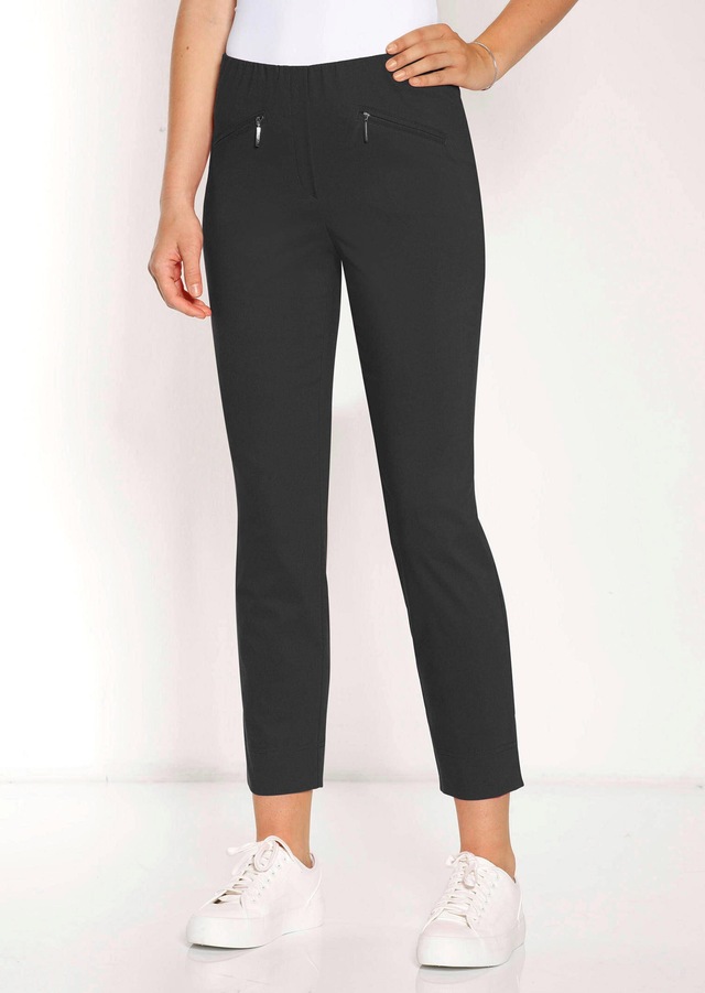 GOLDNER 7/8-Hose »Kurzgröße Stretchhose LOUISA, dehnbar & mit Taschen« Ohne