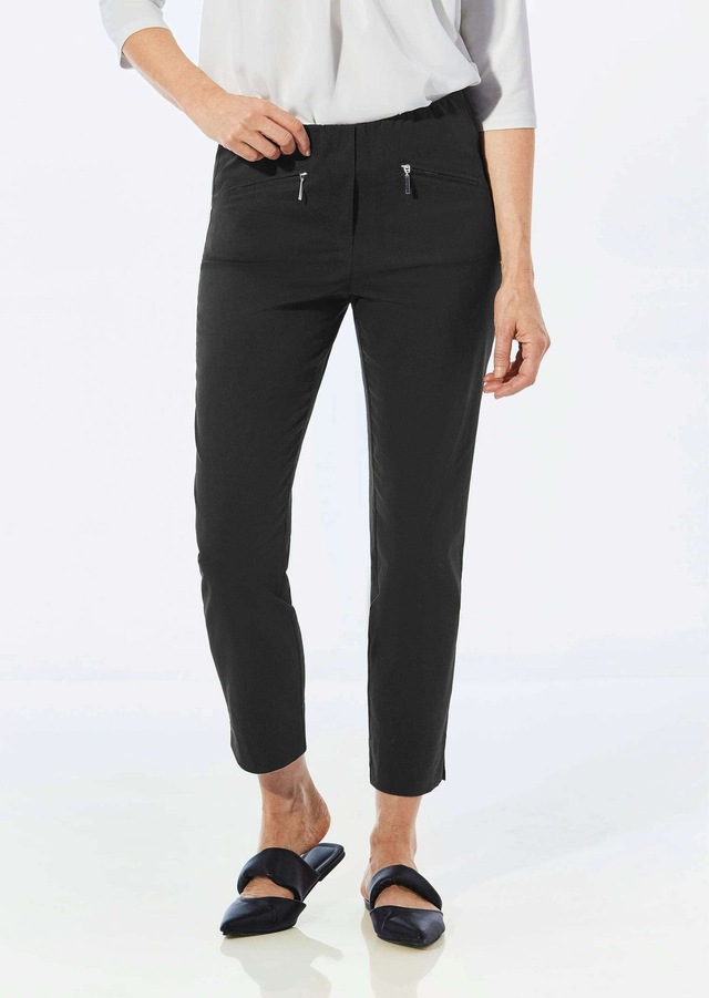 GOLDNER 7/8-Hose »Kurzgröße Stretchhose LOUISA, dehnbar & mit Taschen« Ohne