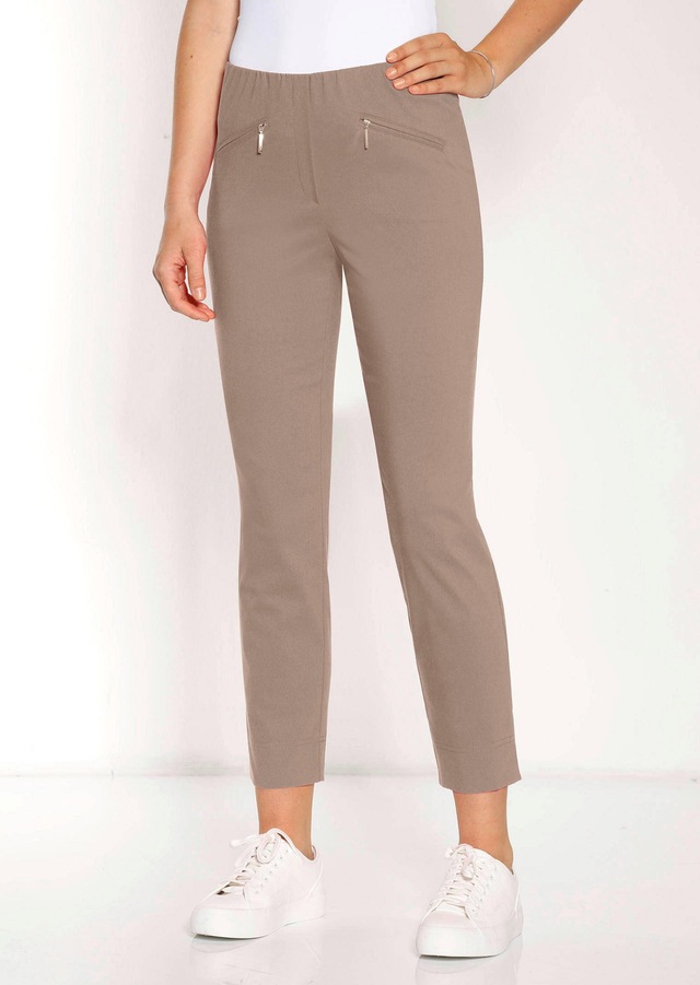 GOLDNER 7/8-Hose »Kurzgröße Stretchhose LOUISA, dehnbar & mit Taschen« Ohne