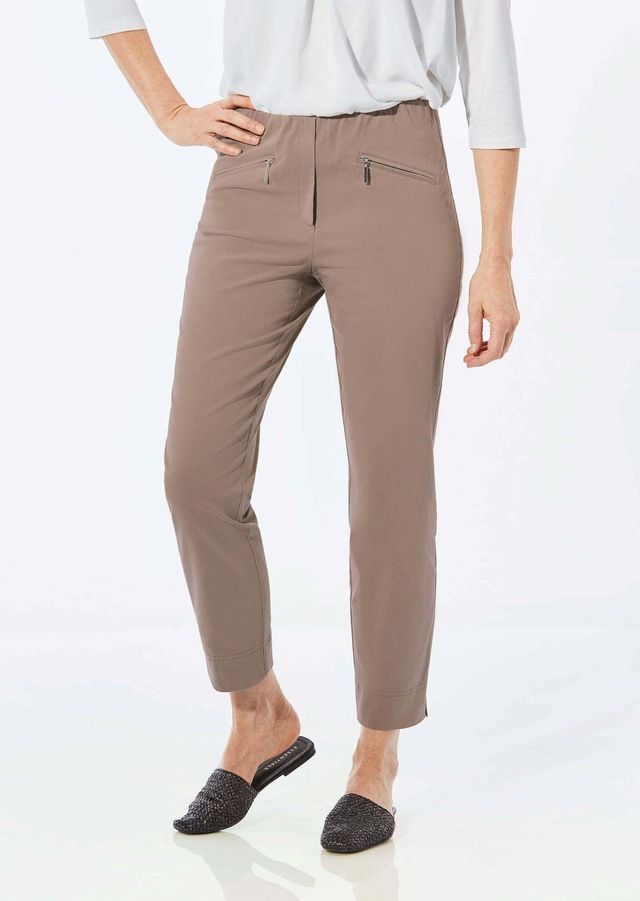 GOLDNER 7/8-Hose »Kurzgröße Stretchhose LOUISA, dehnbar & mit Taschen« Ohne