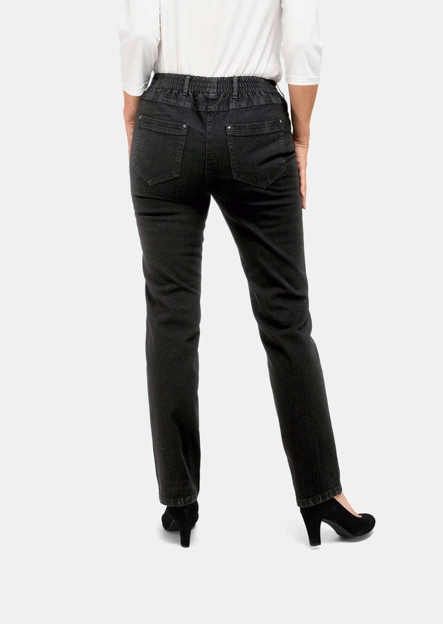 GOLDNER Regular-fit-Jeans »Kurzgröße Klassische Jeansschlupfhose MARTHA« Dehnbar in jede Richtung