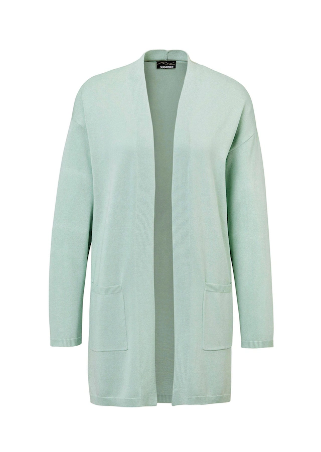 GOLDNER Strickjacke »Kurzgröße Strickjacke aus Viskose-Baumwoll-Mix« keine/nicht relevant