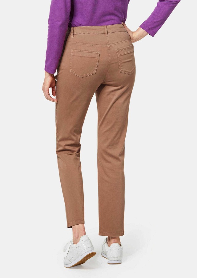 GOLDNER 2-in-1-Hose »Hose Carla in jeanstypischer Form und trendstarker Farbe« Ohne