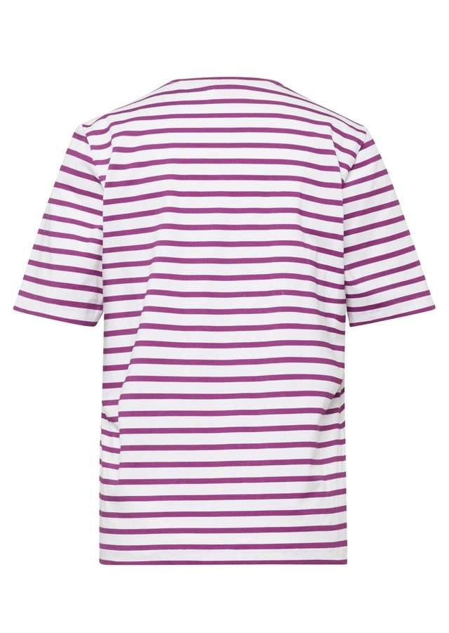 GOLDNER Kurzarmshirt »Kurzgröße Jerseyshirt im Streifen-Look« Ohne