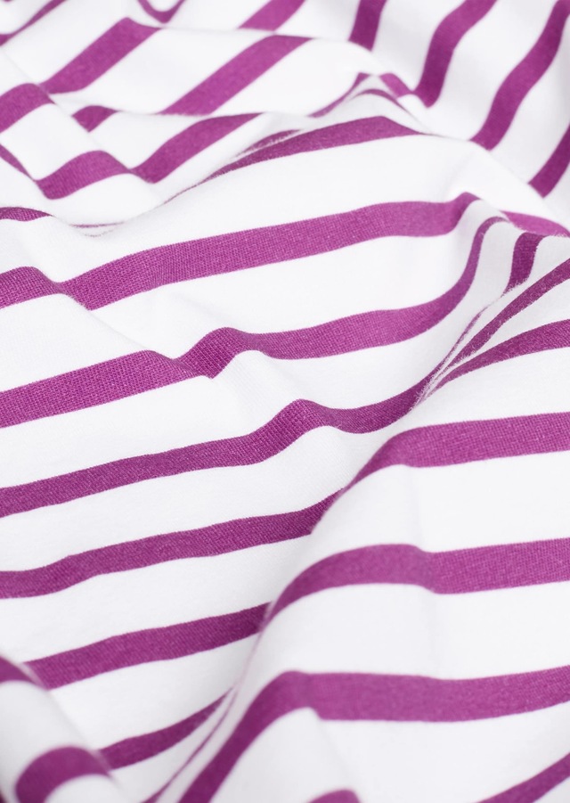 GOLDNER Kurzarmshirt »Kurzgröße Jerseyshirt im Streifen-Look« Ohne