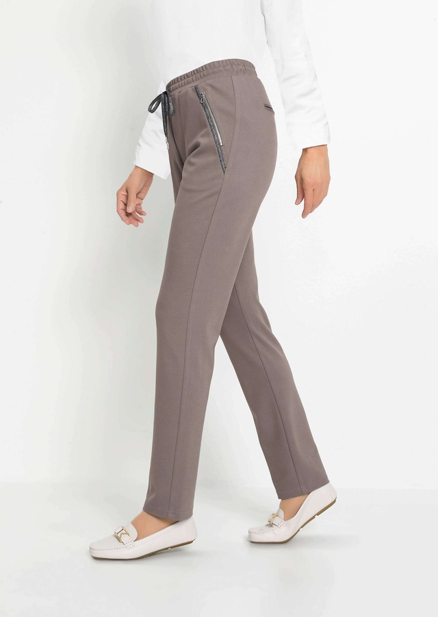 GOLDNER 2-in-1-Hose »Kurzgröße Elegante Joggpants SARA, hoher Bund« Ohne