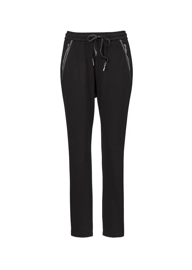 GOLDNER 2-in-1-Hose »Kurzgröße Elegante Joggpants SARA, hoher Bund« Ohne