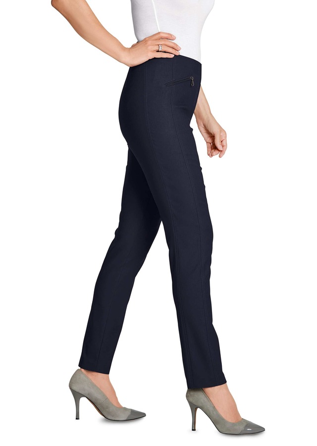 GOLDNER 2-in-1-Hose »Kurzgröße Elegante Stretchhose mit Schlupfbund« Ohne