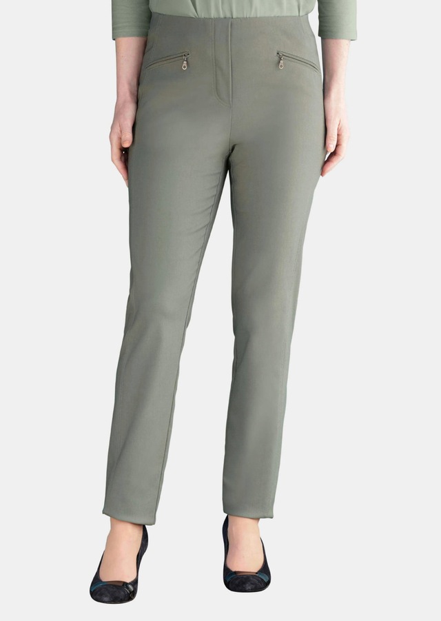 GOLDNER 2-in-1-Hose »Kurzgröße Elegante Stretchhose mit Schlupfbund« Ohne