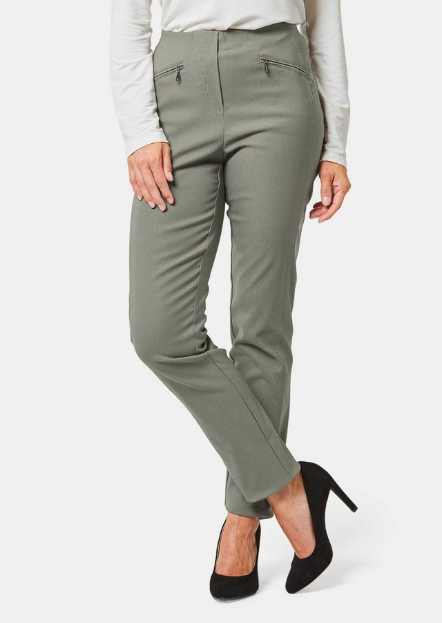 GOLDNER 2-in-1-Hose »Kurzgröße Elegante Stretchhose mit Schlupfbund« Ohne