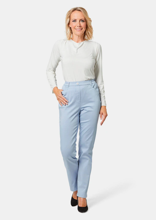 GOLDNER Schlupfhose »Kurzgröße Leichte Baumwollschlupfhose MARTHA« Ohne