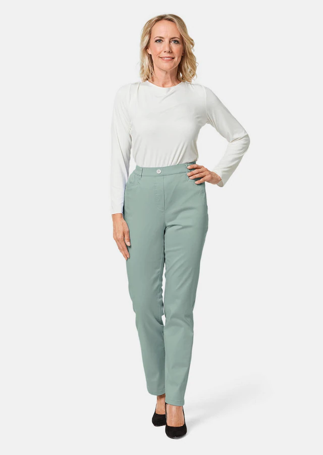 GOLDNER Schlupfhose »Kurzgröße Leichte Baumwollschlupfhose MARTHA« Ohne