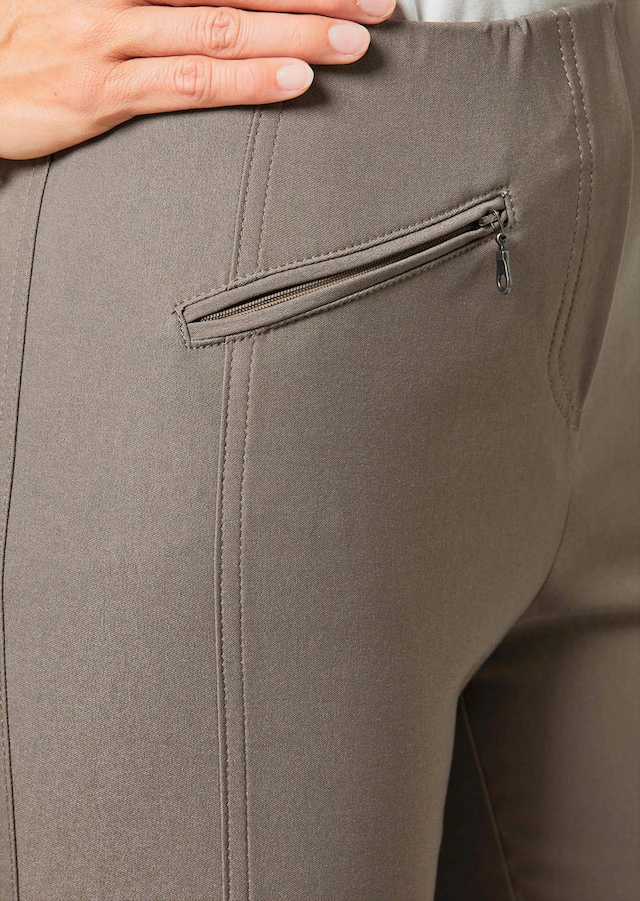 GOLDNER 2-in-1-Hose »Kurzgröße Elegante Stretchhose mit Schlupfbund« Ohne