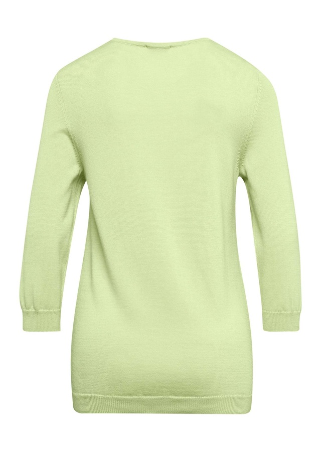 GOLDNER 3/4 Arm-Pullover »Strickpullover mit Ajourmuster« Ohne