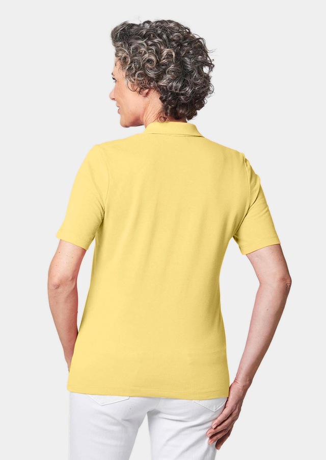 GOLDNER Poloshirt »Kurzgröße Poloshirt in hochwertiger Pikee-Qualität« Ohne