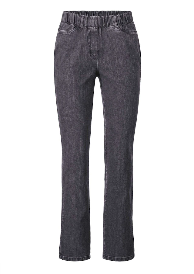 GOLDNER Regular-fit-Jeans »Klassische Jeansschlupfhose LOUISA« Dehnbar in jede Richtung