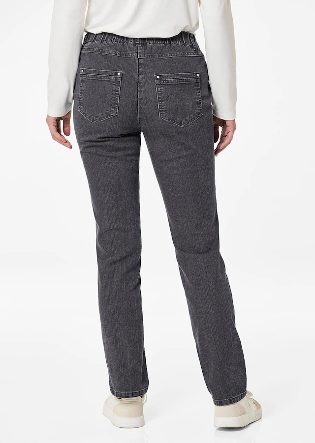GOLDNER Regular-fit-Jeans »Klassische Jeansschlupfhose LOUISA« Dehnbar in jede Richtung