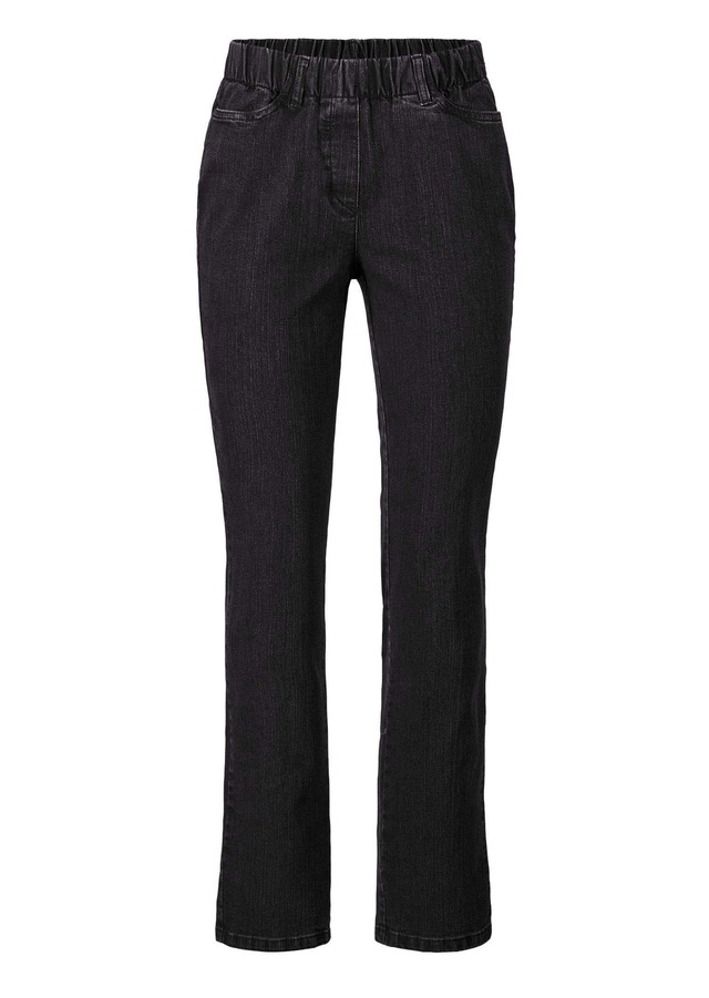 GOLDNER Regular-fit-Jeans »Kurzgröße Klassische Jeansschlupfhose LOUISA« Dehnbar in jede Richtung