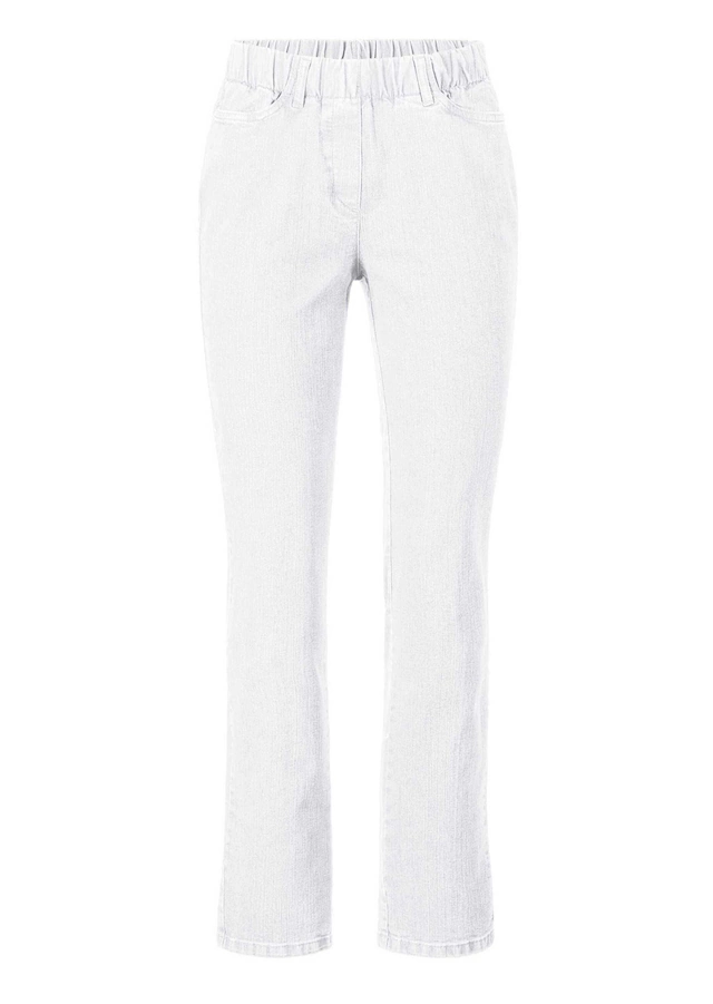 GOLDNER Regular-fit-Jeans »Kurzgröße Klassische Jeansschlupfhose LOUISA« Dehnbar in jede Richtung