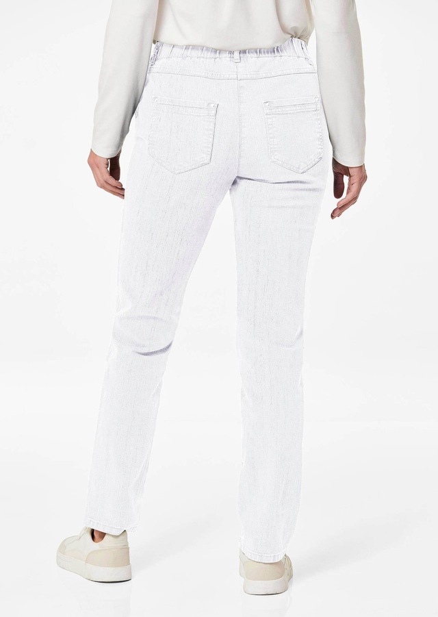 GOLDNER Regular-fit-Jeans »Kurzgröße Klassische Jeansschlupfhose LOUISA« Dehnbar in jede Richtung