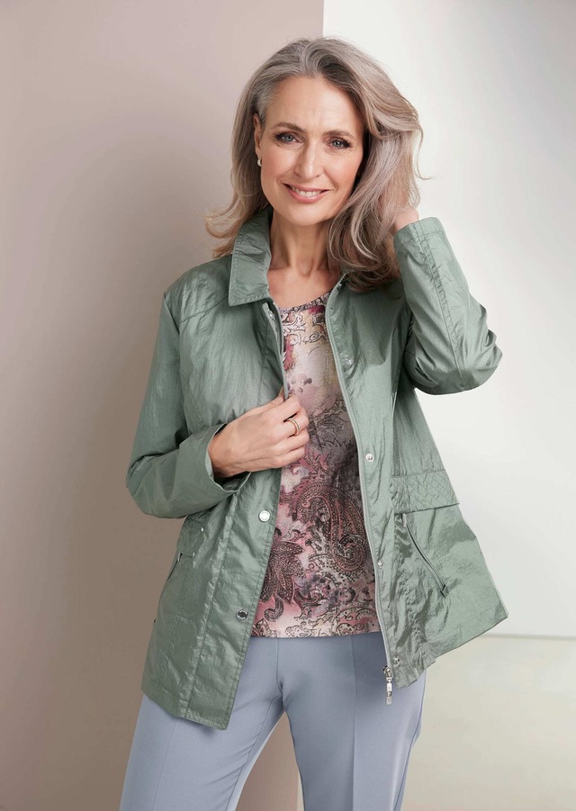 GOLDNER Kurzjacke »Kurzgröße Freizeitjacke mit Steppdetails« Ohne
