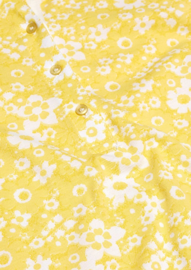 GOLDNER Poloshirt »Kurzgröße Pikee-Druckpoloshirt« Ohne