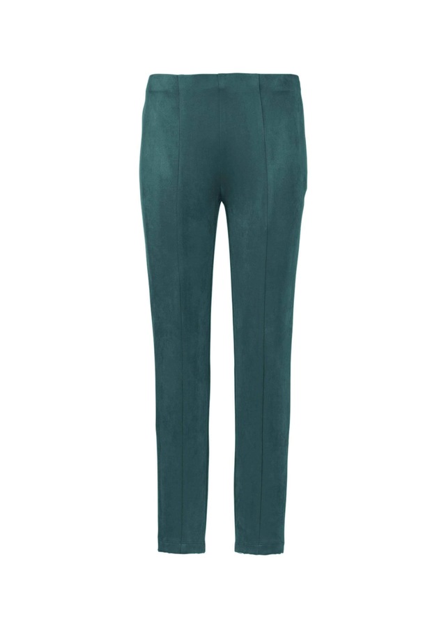 GOLDNER 2-in-1-Hose »Moderne Leggings in trendigem Velourslederimitat« Ohne