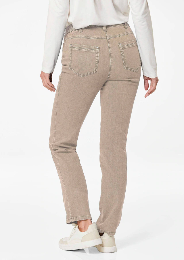 GOLDNER Regular-fit-Jeans »Kurzgröße Denimhose mit Stretchkomfort« Ohne