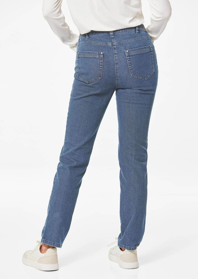 GOLDNER Regular-fit-Jeans »Kurzgröße Denimhose mit Stretchkomfort« Ohne