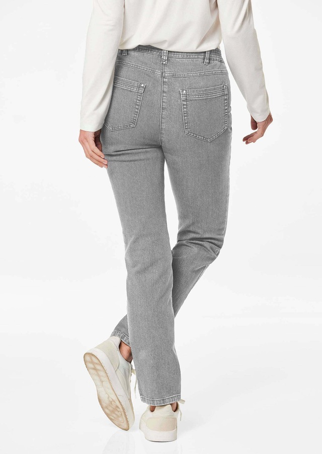 GOLDNER Regular-fit-Jeans »Kurzgröße Denimhose mit Stretchkomfort« Ohne