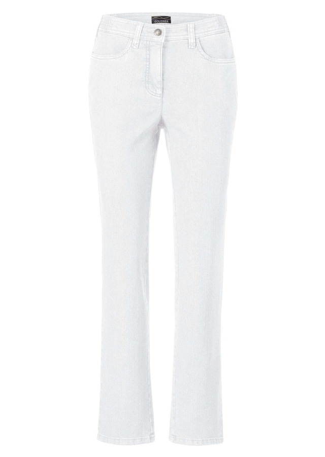 GOLDNER Regular-fit-Jeans »Kurzgröße Denimhose mit Stretchkomfort« Ohne