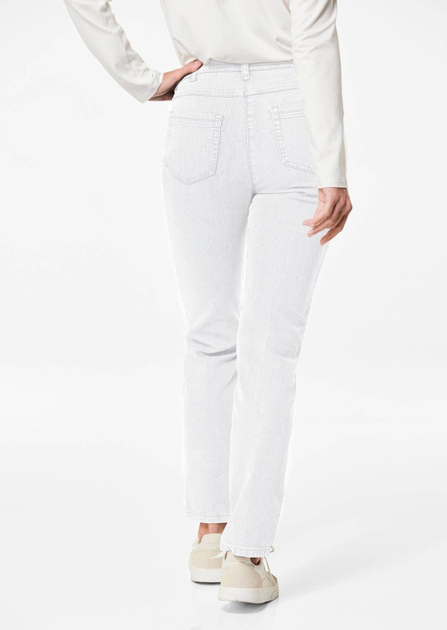 GOLDNER Regular-fit-Jeans »Kurzgröße Denimhose mit Stretchkomfort« Ohne