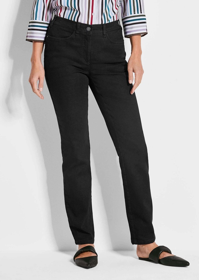GOLDNER Regular-fit-Jeans »Kurzgröße Denimhose mit Stretchkomfort« Ohne
