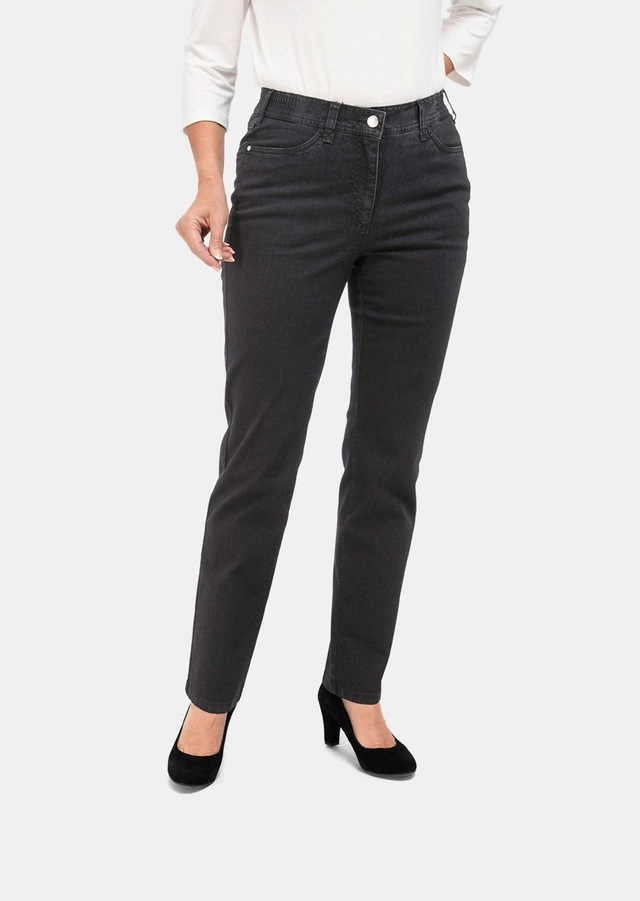 GOLDNER Regular-fit-Jeans »Kurzgröße Denimhose mit Stretchkomfort« Ohne