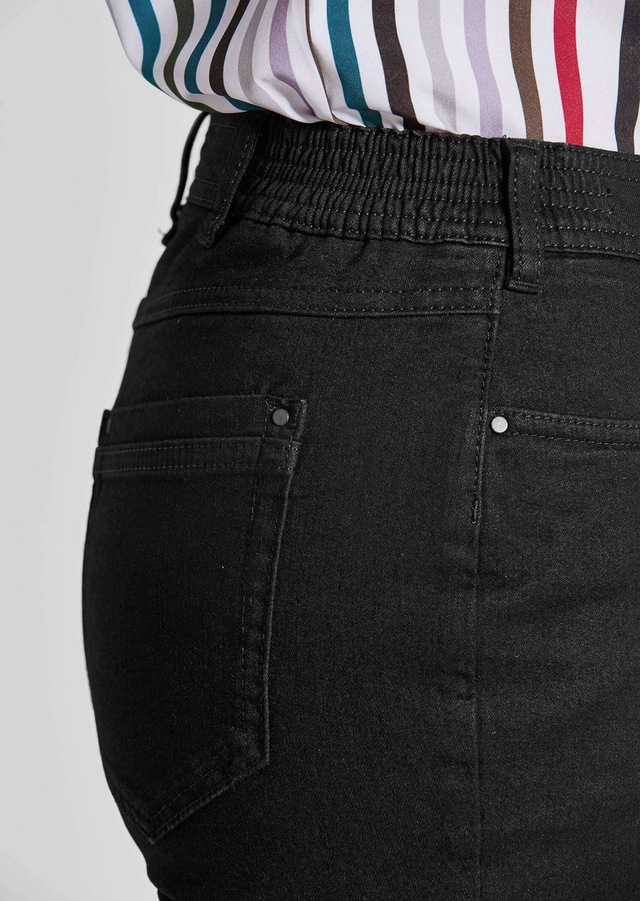 GOLDNER Regular-fit-Jeans »Kurzgröße Denimhose mit Stretchkomfort« Ohne