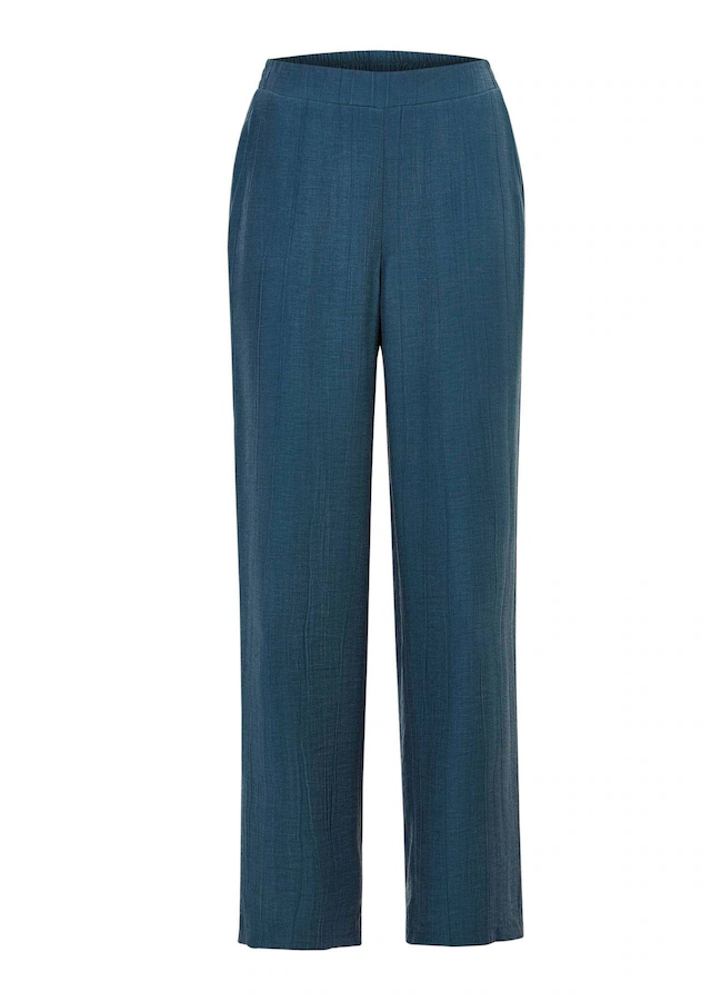 GOLDNER Schlupfhose »Elegante Stoffhose mit Teildehnbund« Vorne glatter Bund, weite Beinform