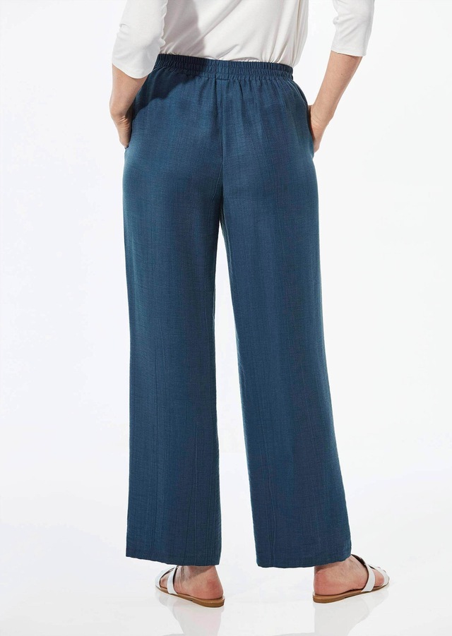 GOLDNER Schlupfhose »Elegante Stoffhose mit Teildehnbund« Vorne glatter Bund, weite Beinform