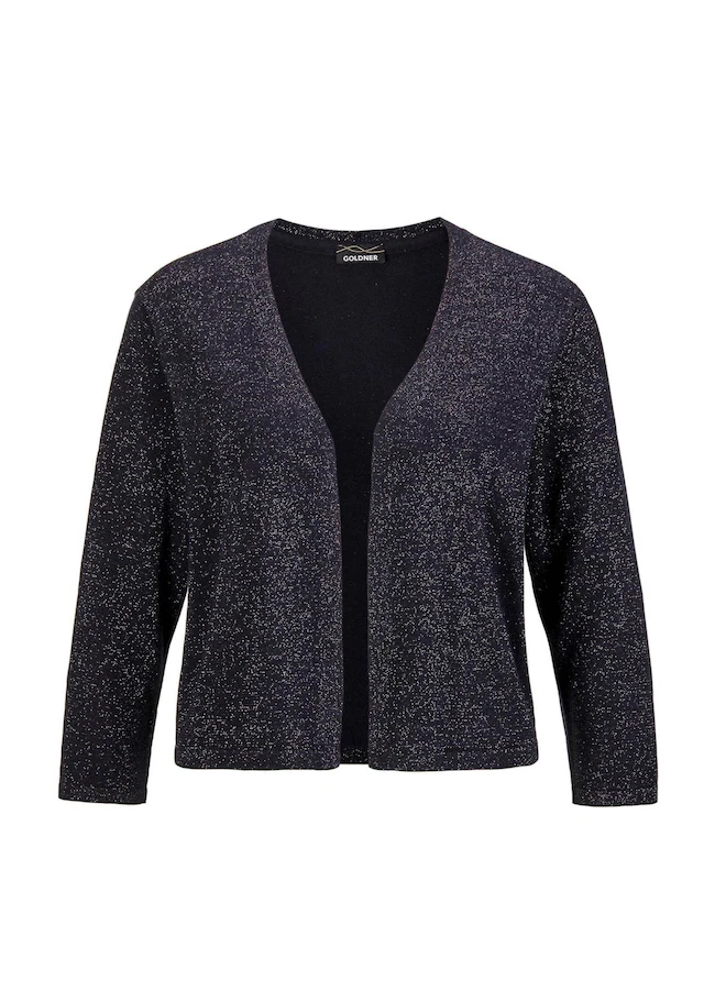 GOLDNER Strickjacke »Kurzgröße Wunderbar leichter Strick-Bolero« perfekte Länge um ein Kleid darunter zu tragen