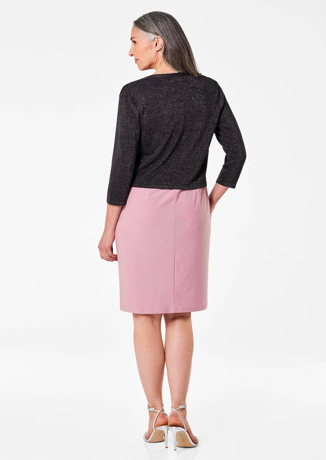 GOLDNER Strickjacke »Kurzgröße Wunderbar leichter Strick-Bolero« perfekte Länge um ein Kleid darunter zu tragen